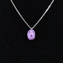 Load image into Gallery viewer, Purple Easter Egg Inspired Necklace