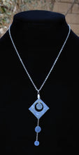 Load image into Gallery viewer, Empress Faux Stone Aquamarine Necklace
