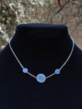 Load image into Gallery viewer, Duchess Faux Stone Aquamarine Necklace