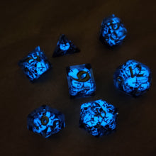 Load image into Gallery viewer, The Necromancer's Return Chunky 7 Dice Set