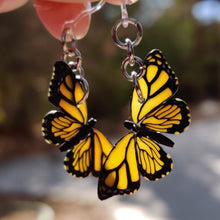 Load image into Gallery viewer, Monarch Butterfly Earrings