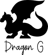 Load image into Gallery viewer, Medium Dragon Permanent Vinyl Decal - Chromatic Colors
