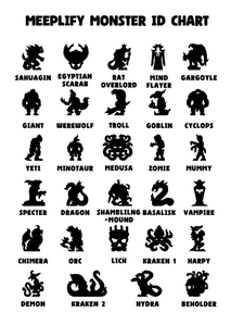 Monster Permanent Vinyl Decal - Small