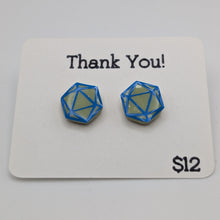 Load image into Gallery viewer, Dice Outline Hex Earrings
