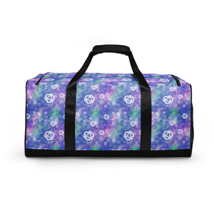 Watercolor Dice Duffel Bag