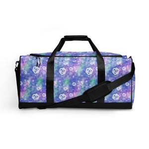 Watercolor Dice Duffel Bag