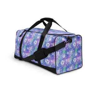 Watercolor Dice Duffel Bag