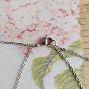 Layered Pink Waterlily Necklace