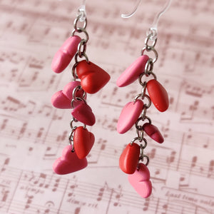 Hearts Dangle Earrings