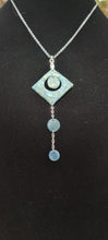 Load image into Gallery viewer, Empress Faux Stone Aquamarine Necklace
