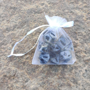 Metalic Grey Dice Chunky Full 7 Set