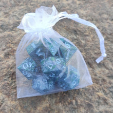 Load image into Gallery viewer, Frosted Forest Dice Chunky Full 7 Set
