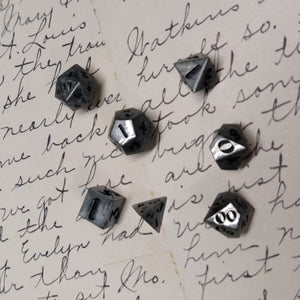 Metalic Grey Micro Dice